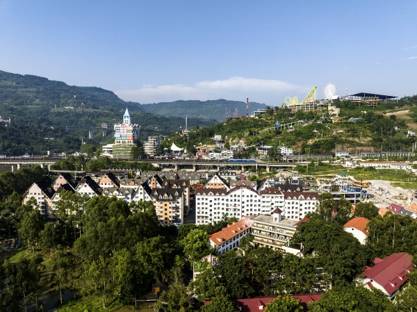 遠眺美心養老院。景區供圖