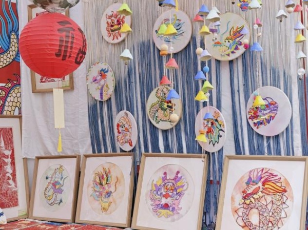 展覽現場。重慶科學城樹人思賢小學校供圖