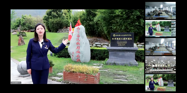 遠程連線教學。重慶師范大學供圖