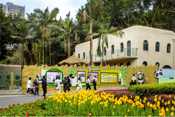 大熊貓館舍。李顯彥攝