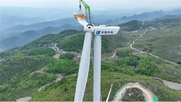 施工作業現場。華電重慶新能源公司供圖