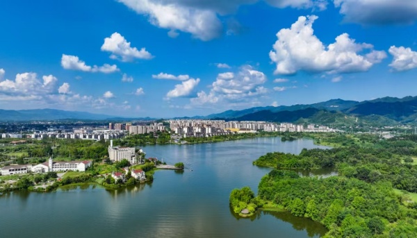 重慶梁平雙桂湖國家濕地公園。熊偉攝
