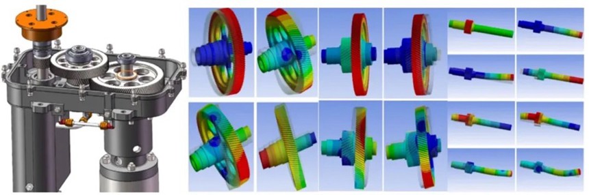 超高速機械齒輪增速器示意圖。兩江協同創新區供圖