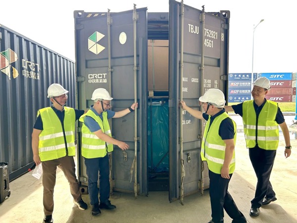 長安民生物流泰國羅勇基地開倉。長安民生物流供圖