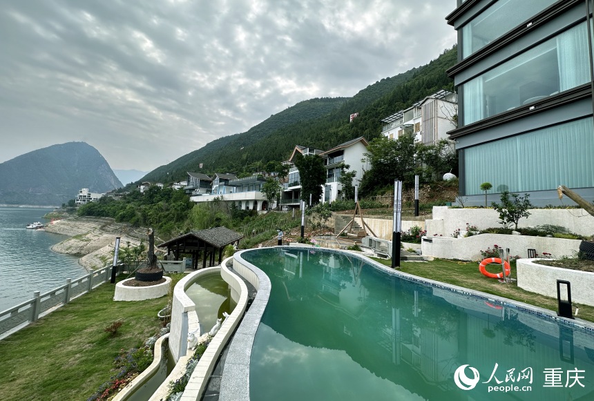 三峽里·竹枝村打造的特色民宿。人民網記者 劉政寧攝