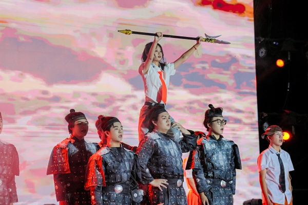 節目匯演。重慶工貿職業技術學院供圖