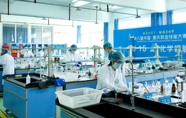 比賽現場。重慶工貿職業技術學院供圖