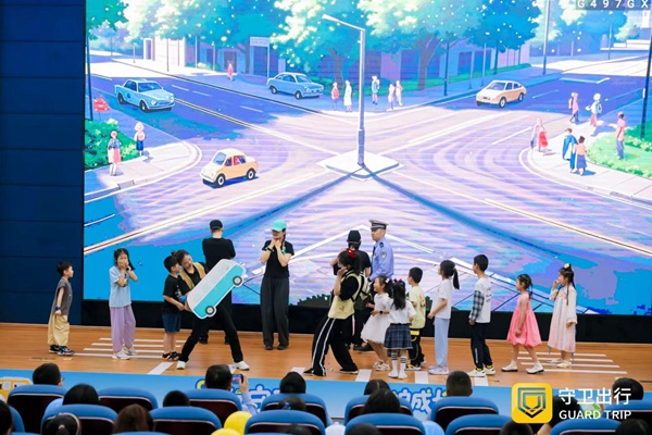 情景式劇目普及汽車安全知識。主辦方供圖