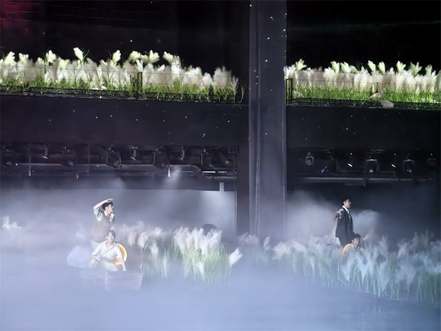 5D生態劇場《洞庭幻境》。人民日報記者 孫超攝