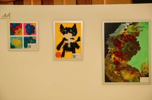 藝術展作品。渝中區蒙正幼兒園供圖