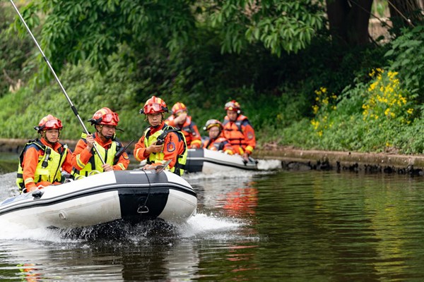 政企協同開展防汛模擬演練。國網重慶永川供電公司供圖