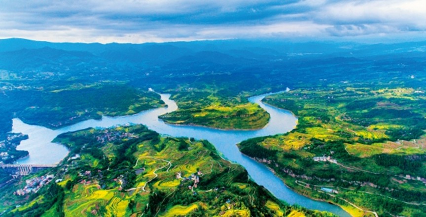 豐都水環境質量穩中向好。豐都縣委宣傳部供圖