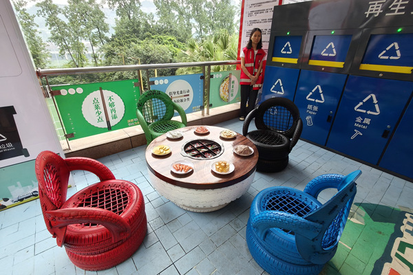 垃圾分類科普場景。任峰攝