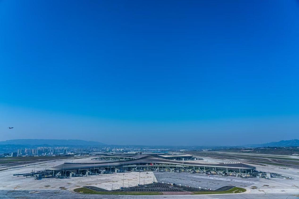 重慶江北國際機場。重慶江北機場集團供圖
