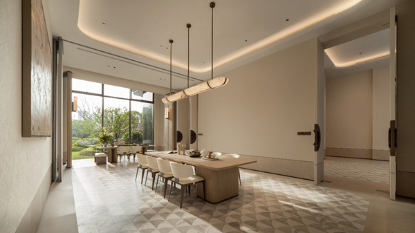 嘉和府架空層共享廚房空間實拍圖。聯發重慶供圖