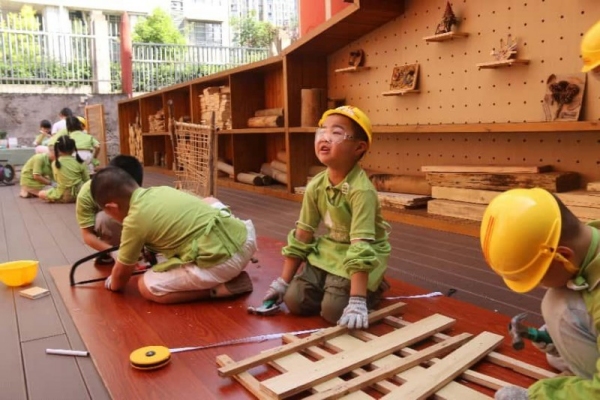 電報路幼兒園戶外課堂。主辦方供圖