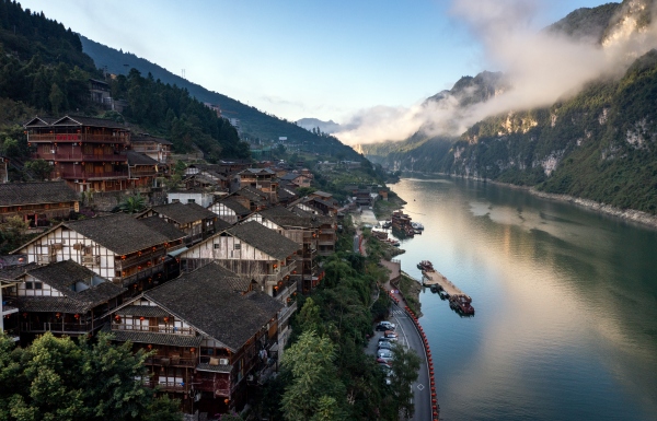 龔灘古鎮。酉陽文旅集團供圖