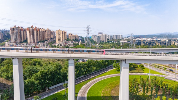 軌道交通6號線東站段。中國電建集團供圖