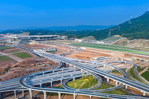 茶惠大道（一標段）。中鐵十一局供圖