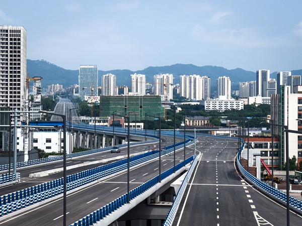 茶惠大道一期項目。重慶市設計院供圖