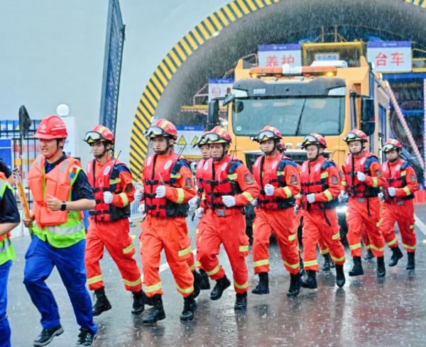 演練現場。中交二公局供圖