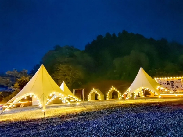 金山露營基地。涪陵區融媒體中心供圖