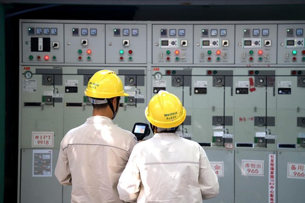 電力人員勘查配電設施。國網重慶永川供電公司供圖