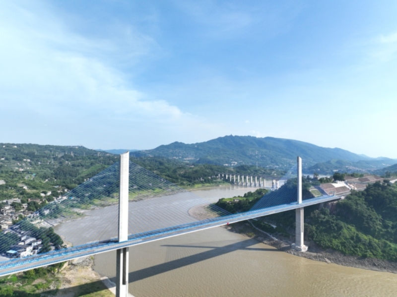 渝武復線澄江嘉陵江特大橋。重慶市交通運輸委員會供圖