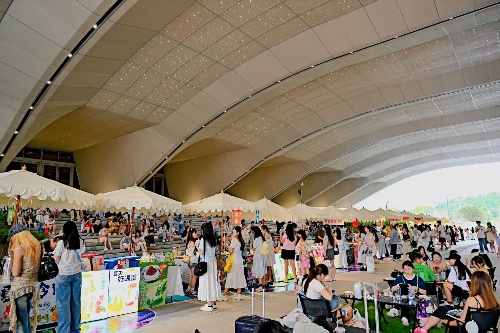 科學會堂集市開街運營。高新產業公司供圖