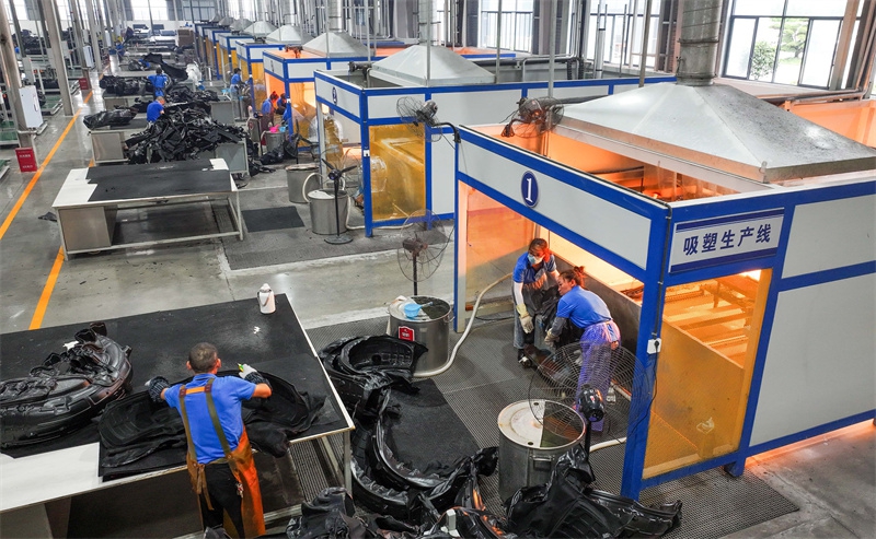 博邦生產車間。墊江縣融媒體中心供圖 第1眼TV-華龍網發