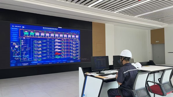 重慶東站樞紐能源站投運。重慶燃氣集團供圖