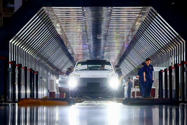 深藍汽車下線。受訪者供圖