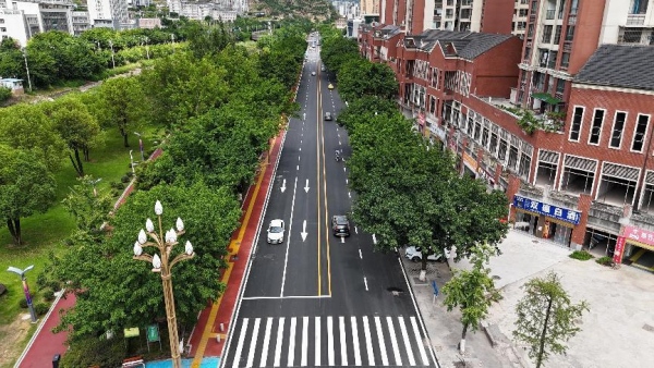 夔州街道路網完善工程（一期）。申淑萍攝