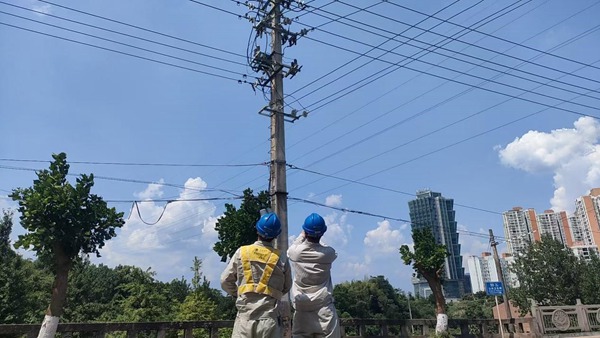 電力人員巡視線路。國網重慶永川供電公司供圖