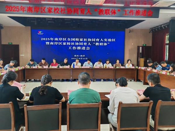 會議現場。南岸區教委供圖