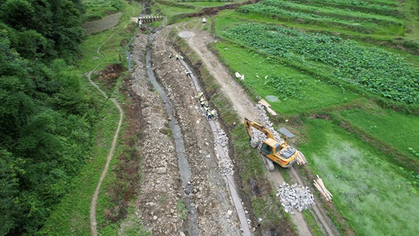 彭水縣善感鄉流域生態修復項目。重慶環投集團供圖