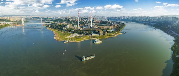 兩江四岸”治理提升九龍半島段項目一期。重慶市住房城鄉建委供圖