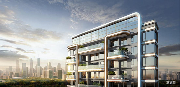 華僑城·熙宸項目外立面意境圖。重慶華僑城供圖