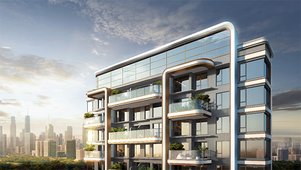 熙宸外立面意境圖。重慶華僑城供圖