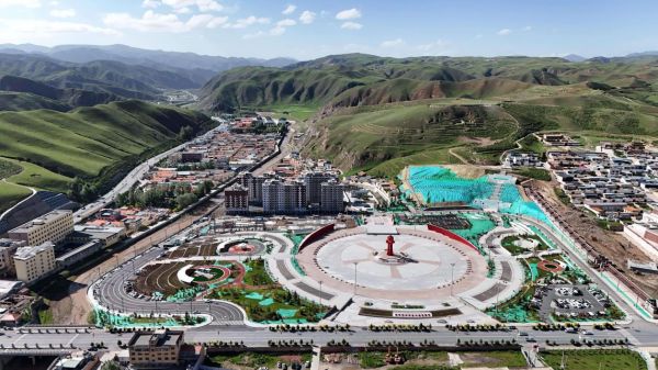 甘南鑄牢中華民族共同體意識主題教育實踐基地。中建橋梁供圖