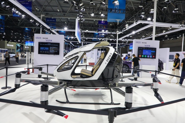 長安汽車ＥＨ216-Ｓ載人航空器。曹檢攝