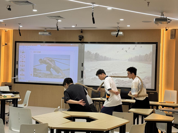 日常訓練。重慶文化藝術職業學院供圖