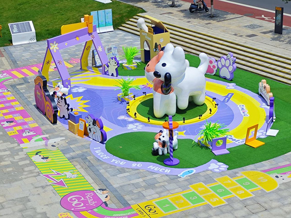 TaTa好6天地寵物樂園。重慶天地供圖