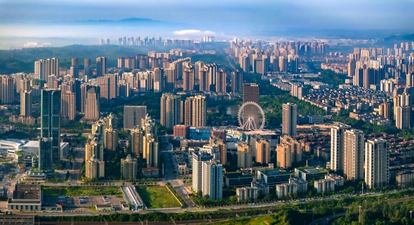 重慶市永川區城市風光。永川區委宣傳部供圖