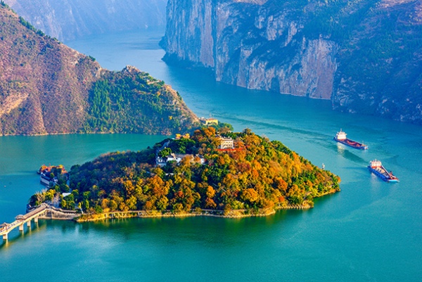 白帝城秋景。程建銘攝