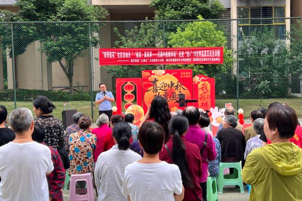 主題活動現場。蓮花街道供圖