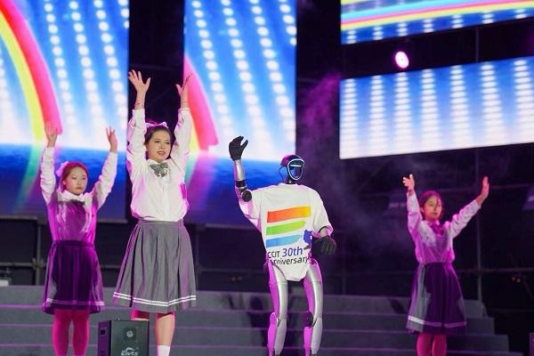 文藝晚會現場。重慶信息技術職業學院供圖