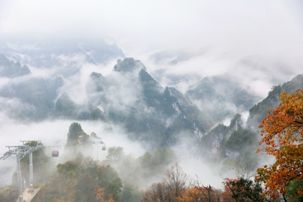 大巴山美麗風景。任峰攝