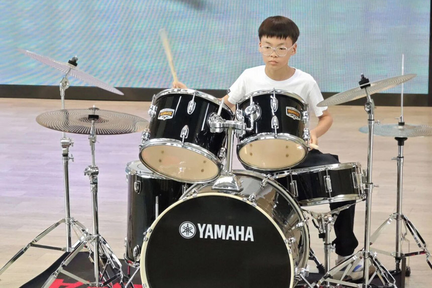 才藝展示。學校供圖