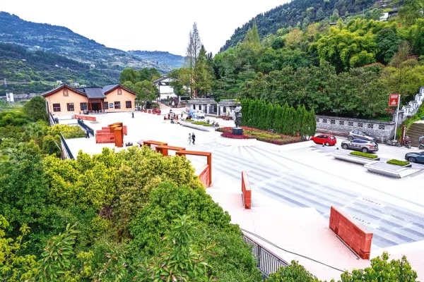 劉伯承故居廣場。開州區融媒體中心供圖